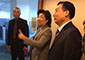 省侨办主任李心访问新加坡金鹰集团广东代表处