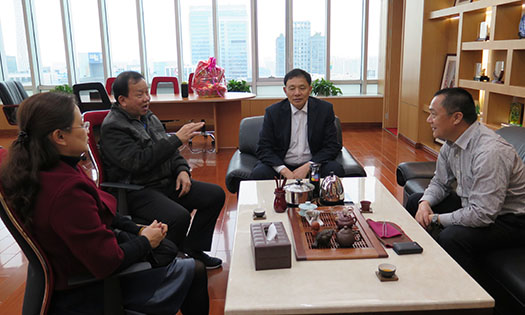我会春节前走访多家会员企业